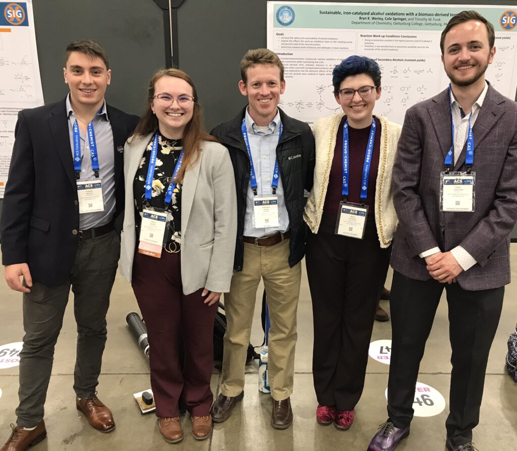 Photo of Funk Lab at 2023 ACS Conference in Indianapolis